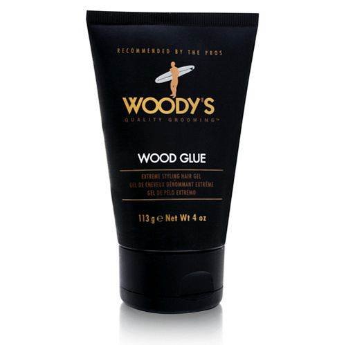 Woody's Wood Glue Extreme Styling Gel for Men, 4 Ounce