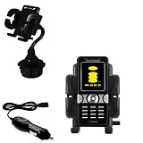 Sony Ericsson k550im Auto Cup Holder with Car Charger - Uses Gomadic TipExchange