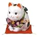 彩絵ふく福おじぎ猫(大)