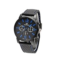 Mode Herren-Uhren Quarz Analog Edelstahl...