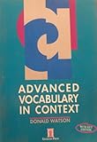 Advanced vocabulary in context