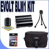 BigVALUEInc Accessory Saver Bundle for Olympus Camedia C5060, C7070, C8080, and Olympus Evolt E1, and E300, E330, E500, E510, E520 Digital Cameras BLM1 Kit Includes Olympus Rechargeable Lithium Ion Battery BLM-1 + Original Olympus Evolt Gadget Bag and MORE