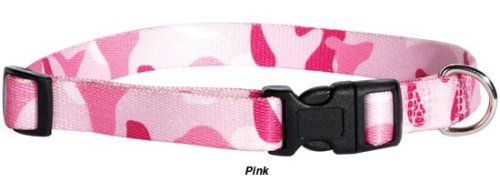 Childrens Toyshop  Pet Supplies : PINK - SMALL - Camo Nylon Collars