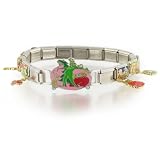 Assorted Dangle Grinch Christmas Licensed Italian Charms Bracelet Link