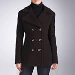 Jessie G. Women's Fit & Flare Wool Blend Pea Coat