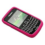 Hot pink Silicone Soft Skin Case Cover for Blackberry Bold 9700, Onyx 9700, ....