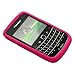 Hot pink Silicone Soft Skin Case Cover for Blackberry Bold 9700, Onyx 9700, 9020, 9780