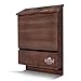 Outer Trails Japanese Cedar Bat House Habitat: Two Chambers, Weatherproof, Easy Install, Brown