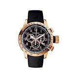 New Nautica Chronograph BFC Gents Black Resin Strap Date Dial Watch A31506G, Rose Gold Plated Stainless Steel, Turning Bezel, Water Resistance to 200M