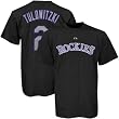 MLB Colorado Rockies Troy Tulowitzki Name and Number T-Shirt, Black