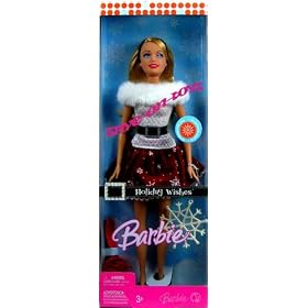 Holiday Wishes Barbie Doll by Mattel
