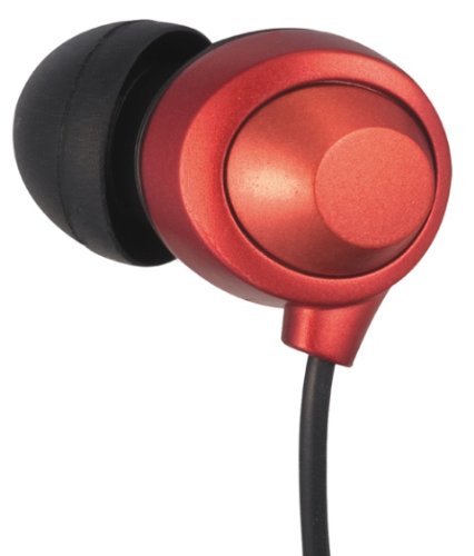 Panasonic RP-HJE180-R Inner Ear Earbuds Large Driver (Red)