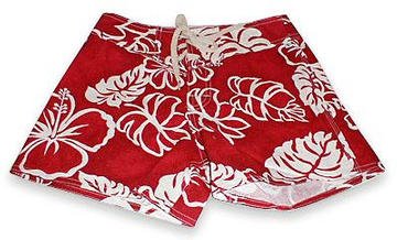 Red Hawaiian Girls Boardshorts