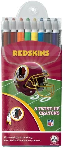 Washington Redskins Twist-up Crayons, 8 Pack - NFL (12018-QVC)