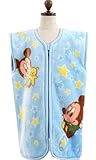 (ディズニー)Disney ベビー80-95cm フリースおねんねスリーパー【a7926】 フリーサイズ(80-95cm) ミッキーマウス(水色)