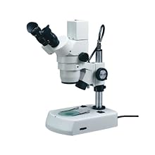 Frey Scientific Digital Zoom Stereo Microscope, 10-40X Zoom, Halogen Illumination