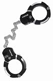 Master Lock Schloss im Handschellen-Design Street Cuff (9 Kettenglieder) , schwarz, High-tech ABS beschichtet
