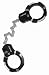 Heimwerken : Master Lock Schloss im Handschellen-Design Street Cuff (9 Kettenglieder) , schwarz, High-tech ABS beschichtet