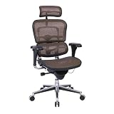 Ergohuman ME7ERG Orange Mesh ergonomic chair with headrest