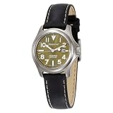 Momentum Womens 1M-SP01G2 Atlas Green Dial Black Nautica Leather Watch
