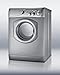 Summit Appliance AWD129 Front Loading 24-Inch Washer And Dryer Combo - Platinum Finish