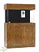 Clear-for-Life Rectangle 50 Gallon Acrylic Aquarium (Black) w/ LS Oak Stand & Canopy