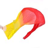 (Price/Pair)(Price / pair) Bellyqueenand#8482 6 Feet Three-Color Chinese Dance Fan