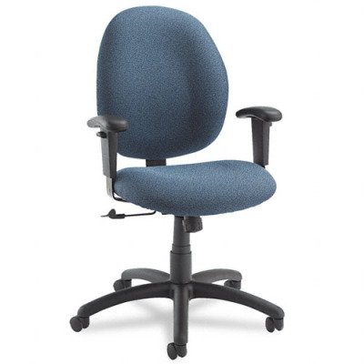 Global Ind Graham Pneumatic Ergo-Tilter Swivel/Tilt Chair, Sapphire Fabric