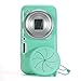 GMYLE(R S-View with Lens Cover for Samsung Galaxy S4 Zoom - Mint Green Zoom TPU Flip Folio Cases with Lens Cover Brand Logo