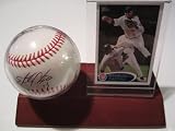 Starlin Castro Chicago Cubs Signed Autographed Baseball & Wood Case Plus Card COA for the Autograph & Proof