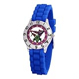 Marvel Comics Kid's MA0103-D2752-BlueRubber Marvel Heroes Classic Time Teacher Watch