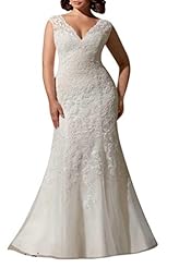 Plus Size V-neck 2015 Tulle Lace Sheer  Dress