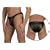 NEW Mens Sexy Black Wet Look Briefs Pants XL Waist 36