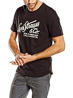 Levi's Camiseta Manga Corta Graphic Set-In Neck (Negro)