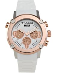 Mulco MW2-28049-011 Stainless Steel Chronograph MWATCH white Dial Watch