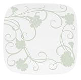 Corelle Square 8-3/4-Inch Luncheon Plate, Eloquence