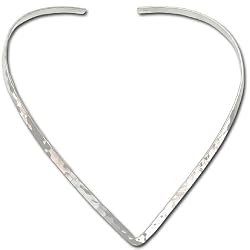 Sterling Silver Choker Necklace 5.5 Inches