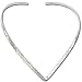 Sterling Silver Choker Necklace 5.5 Inches