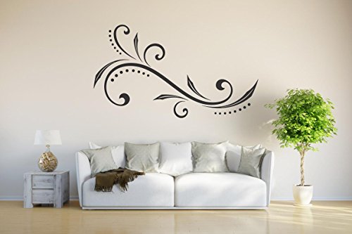 Imagen principal de Etiqueta de la pared d59 wunderHermoso Tribal Flower 40x22 cm