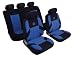 Cosmos Precision 14401 Full Set of Car Seat Covers - Blue
