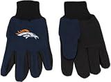 Denver Broncos Mens Utility Work Gloves with NFL Football Team Sports Team Logo