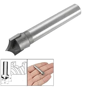 1/4'' x 3/8'' Standard V Point Carving Router Bit Tool