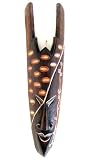 African Wall Mask Wall Decor, Tribal Fire Goddess - 20