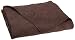 Pinzon 100-Percent Egyptian Cotton Sateen Queen Quilted Coverlet, Chocolate