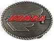 Honda Enamel Pewter Buckle, Motorcycle Buckle~Discontinued Buckle