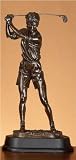 15 Lady Golfer Women's Golf Statute Figurine Decoration