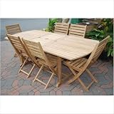 Arbora Teak SB-20 / SB-67 St. Bart 6 Person Dining Set