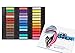 Bundle Monster Non-Toxic Temporary Hair Pastel Chalk Beauty Kit - Mix Color Variety Beauty Design
