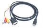 HDMI to 3RCA & VGA HD Video / Audio Cable 6 Feet