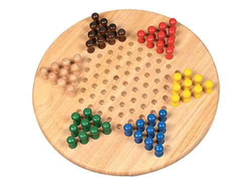 41Jjm0m827L 19 Inch BIG Wooden Chinese Checkers